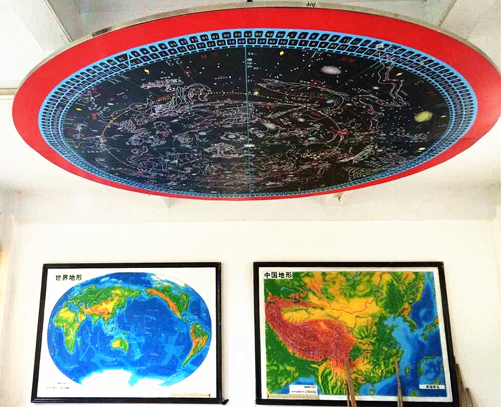 旋转天体星象仪 地理教学中的四季星空演示模型
